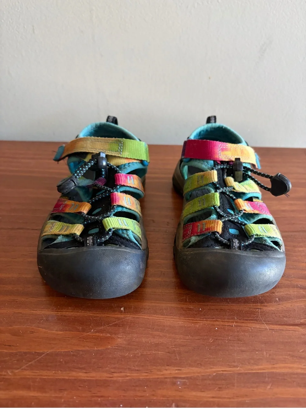 Keen Kids Rainbow Strap Water Shoes in Black
